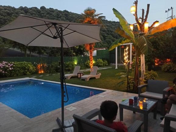 Villa Atlas Muhafazakar Havuzlu, Mustakil Genis Bahceli Sapanca Εξωτερικό φωτογραφία