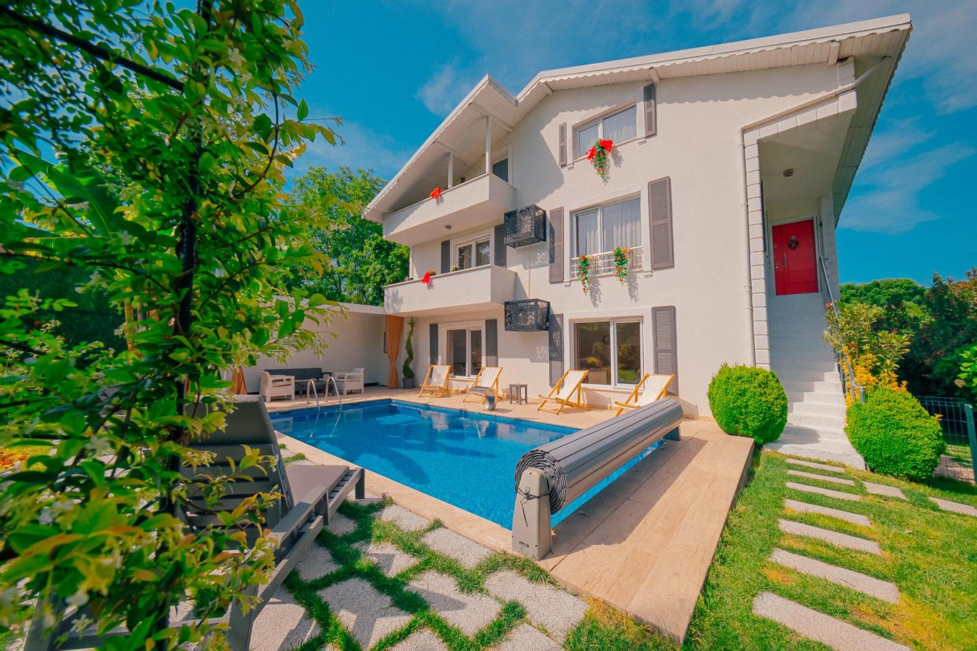 Villa Atlas Muhafazakar Havuzlu, Mustakil Genis Bahceli Sapanca Εξωτερικό φωτογραφία