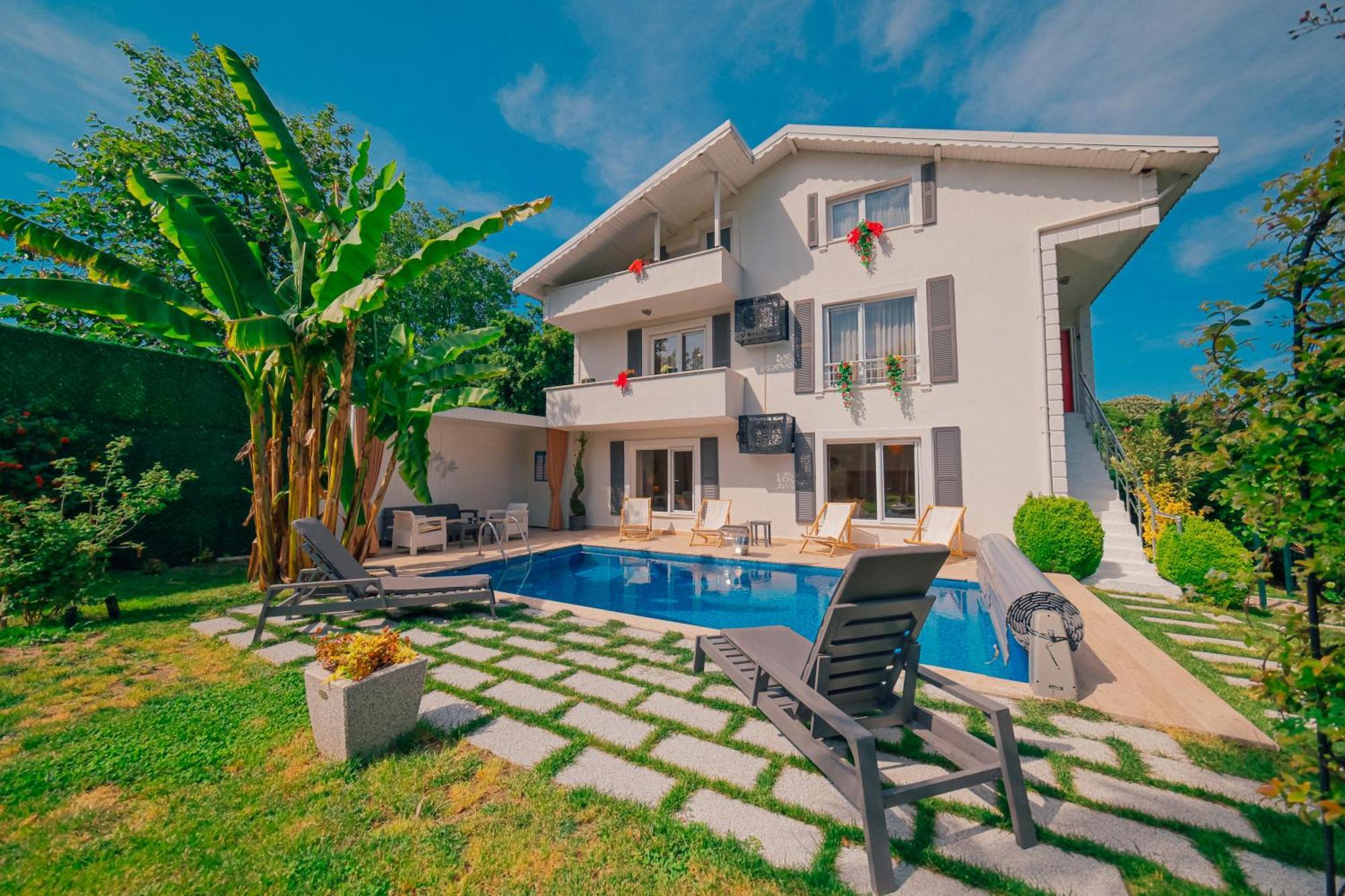 Villa Atlas Muhafazakar Havuzlu, Mustakil Genis Bahceli Sapanca Εξωτερικό φωτογραφία